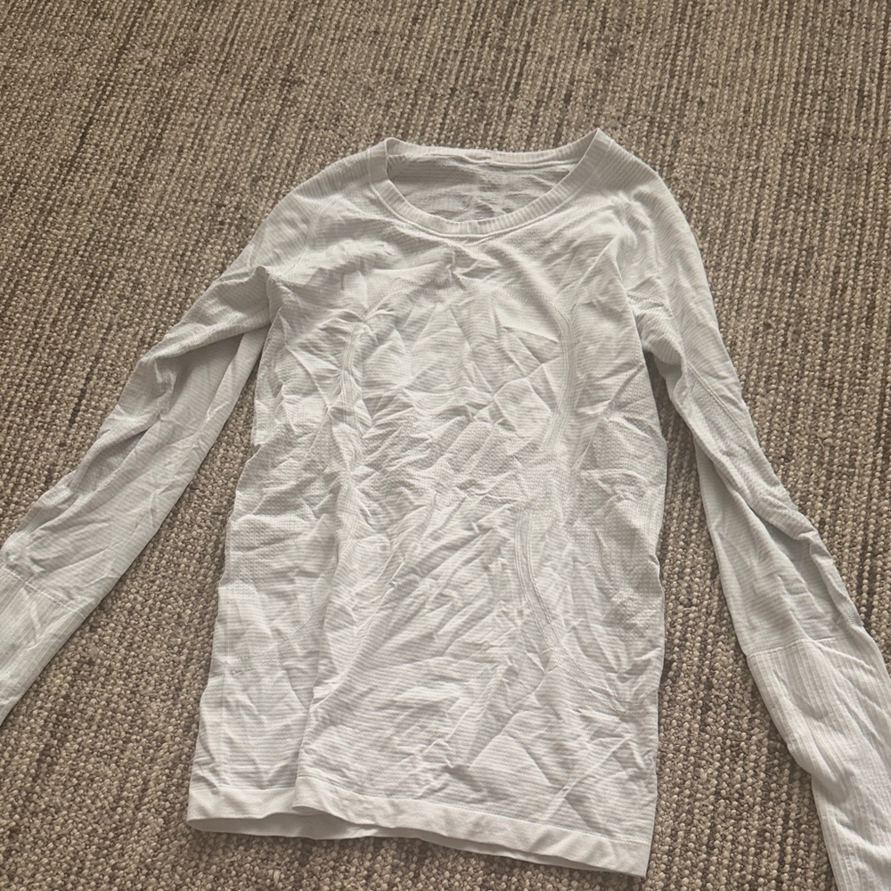 White Long Sleeve Top
